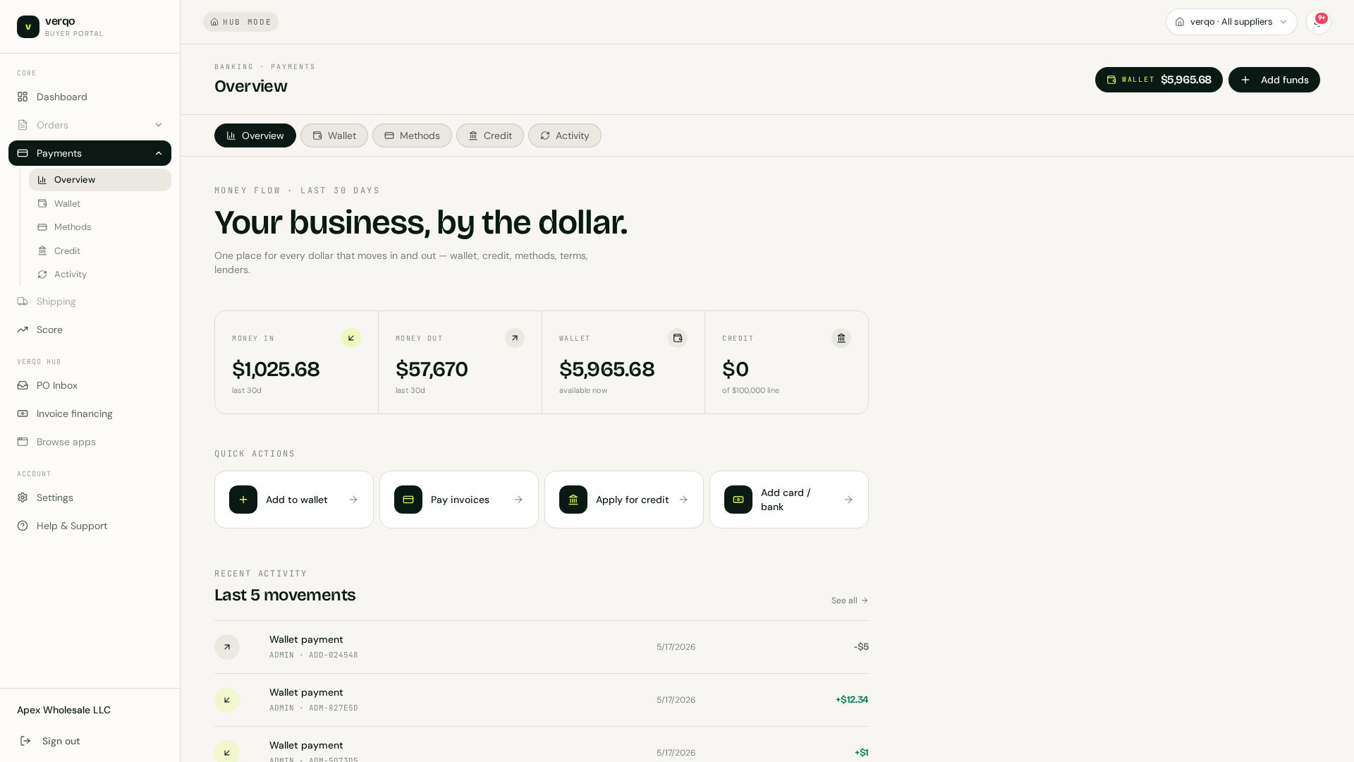 Pay every supplier in one place