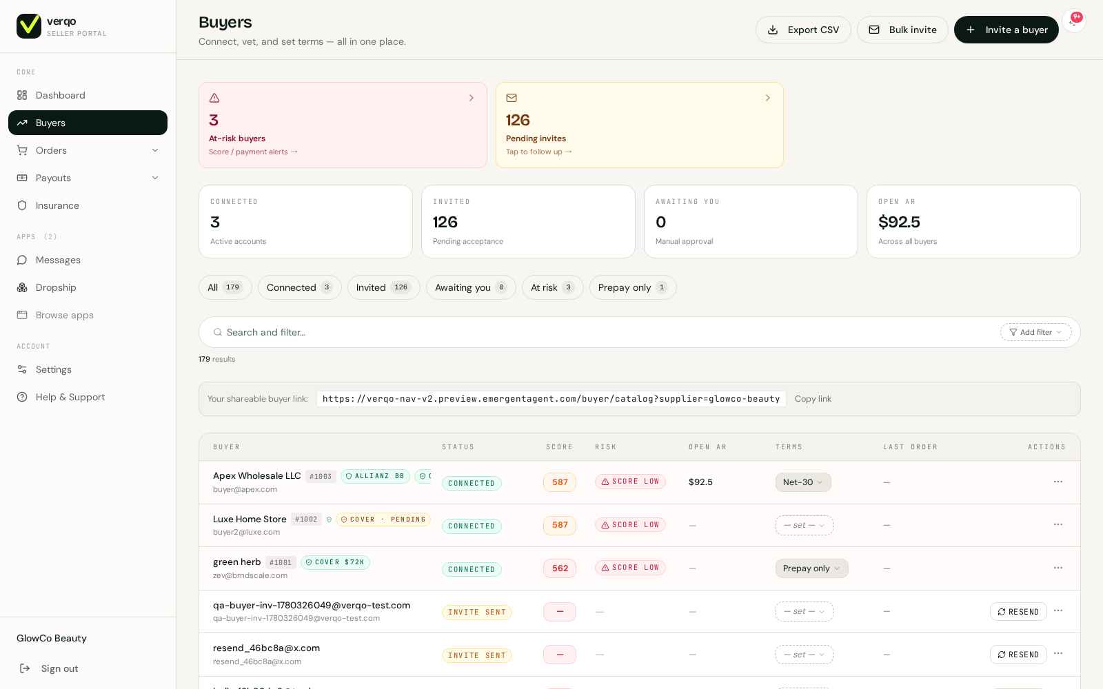 Verqo — a network of connected brands & retailers